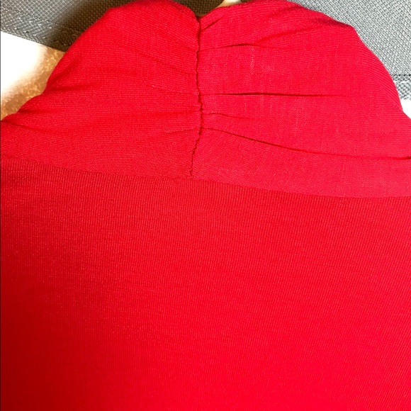 INC International Concepts Red Knit Long Sleeve - Picture 4 of 7